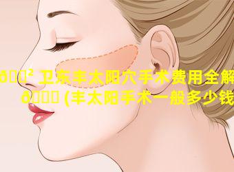 🌲 卫东丰太阳穴手术费用全解析 🐟 (丰太阳手术一般多少钱)